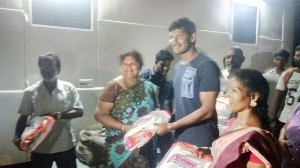 TFPC President Vishal's distribution of Diwali Gifts to Association Members
