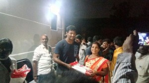TFPC President Vishal's distribution of Diwali Gifts to Association Members