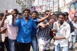 Veeram Fans Celebration at Shanthi Theatre