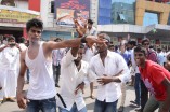 Veeram Fans Celebration at Shanthi Theatre