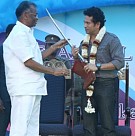 Velammal Honours The God of Cricket Sachin