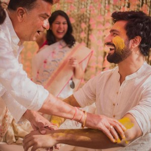 Vicky Kaushal & Katrina Kaif Haldi Ceremony