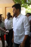 Vijay at Polling Booth