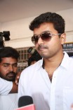 Vijay at Polling Booth