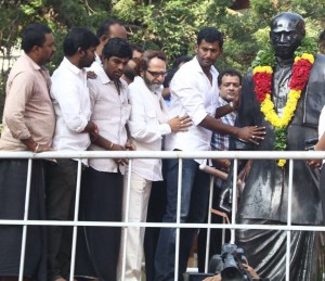Vishal files nomination for RK Nagar by-poll elections