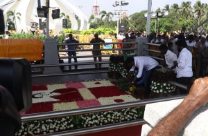 Vishal files nomination for RK Nagar by-poll elections