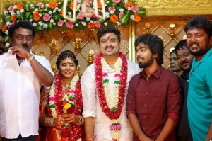 Wedding of Kuppathu Raja Producer M. Saravanan and Sravya Keerthana