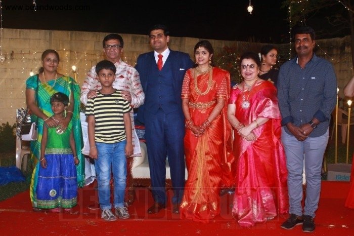 Y Gee Mahendra's Son Harshavardhana - Shwetha Reception