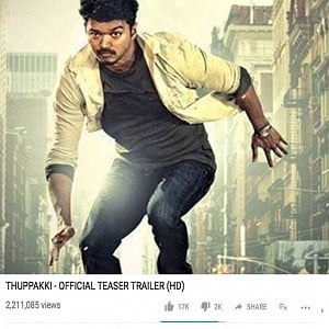Will Mersal beat the teaser records? Checkout other records