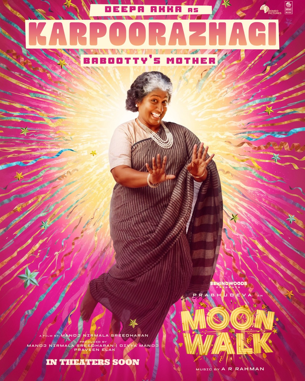Deepa Akka as Karpoorazhagi in Moonwalk
