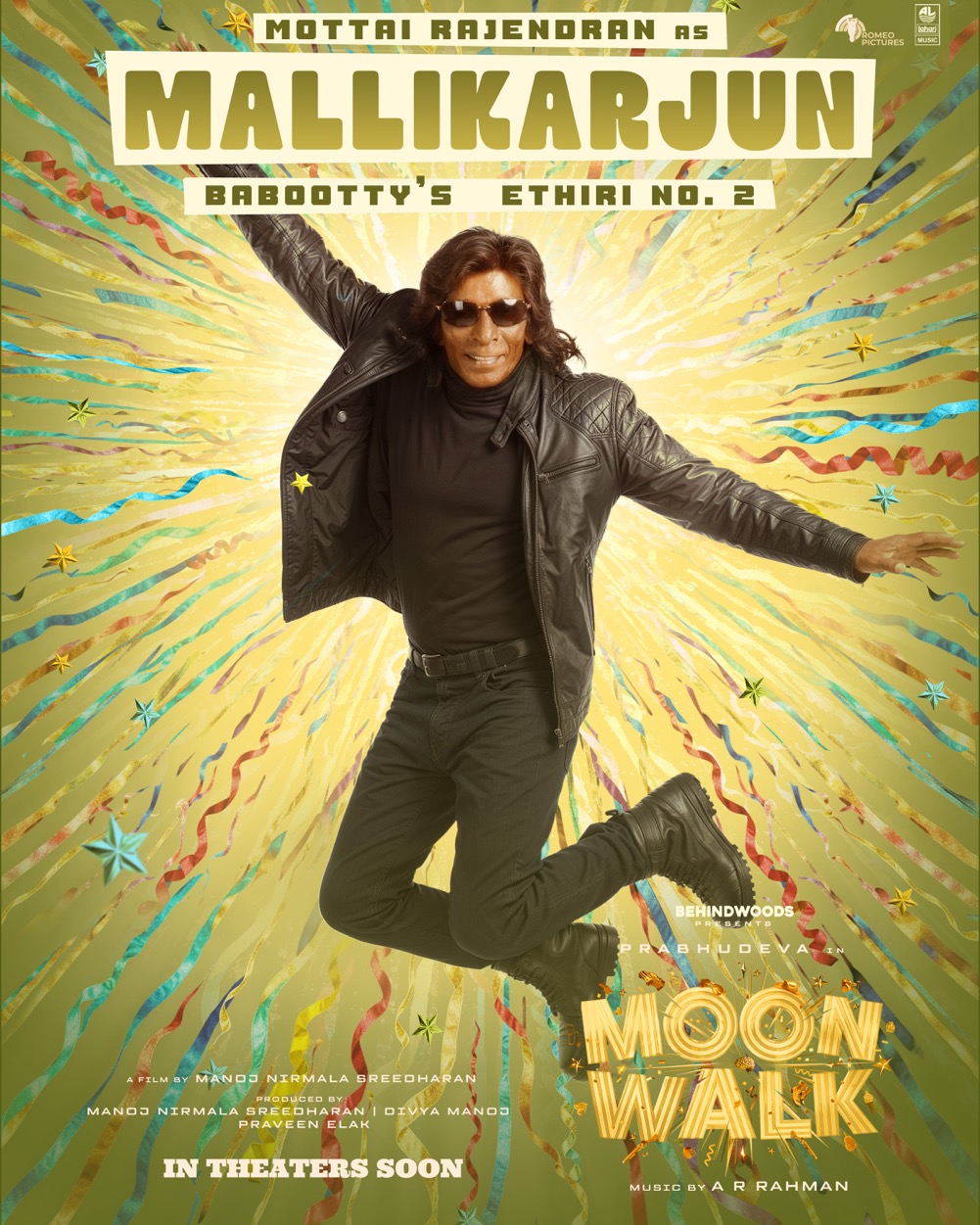 Mottai Rajendran as Mallikarjun in Moonwalk