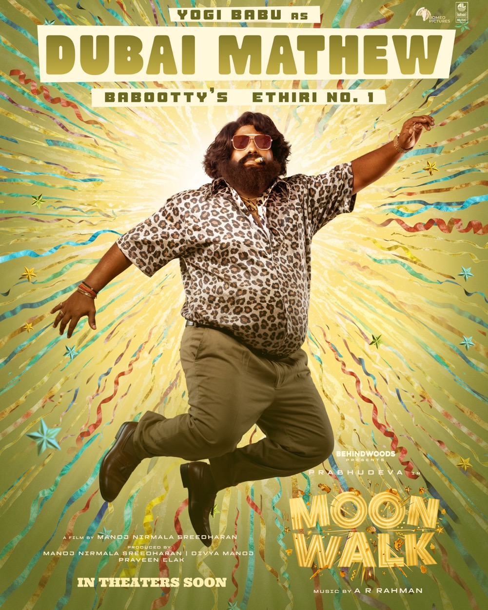 Yogi Babu in 16 different roles in Moonwalk