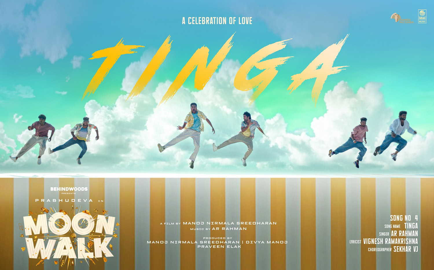 Tinga love song poster from Moonwalk (2026)