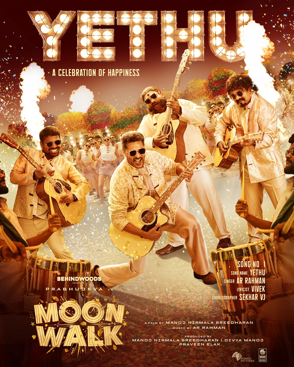 Yethu song poster from Moonwalk (2026)
