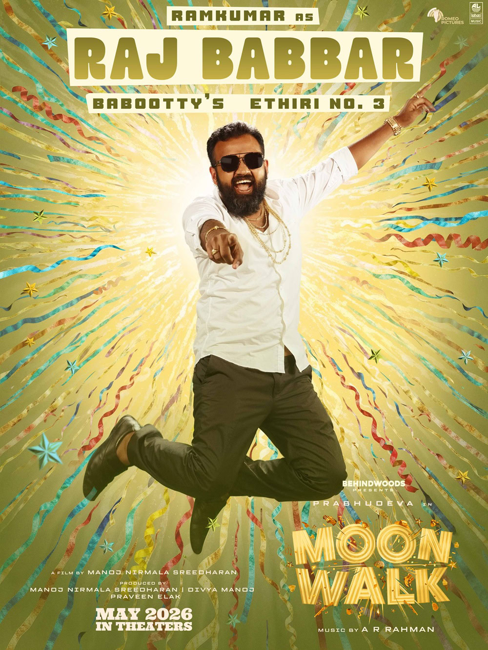 Ramkumar Natarajan as Raj Babbar in Moonwalk