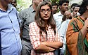 Nazriya at the Comissioner's office