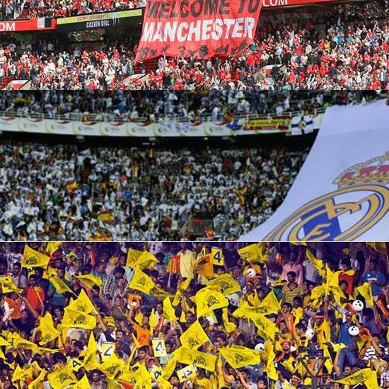 His favourite cricket club is CSK and favourite football club - Manchester United and Real Madrid