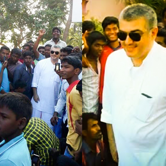 A surprise meet with his fans!!