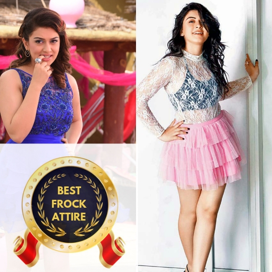 Hansika- Best Frock Attire
