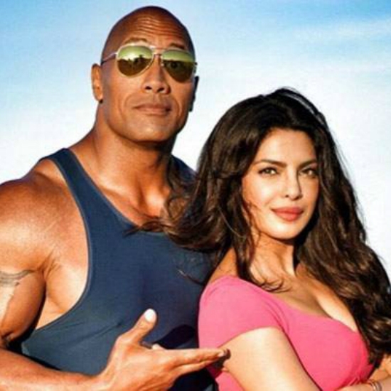 Priyanka Chopra- Dwayne Johnson (Baywatch)