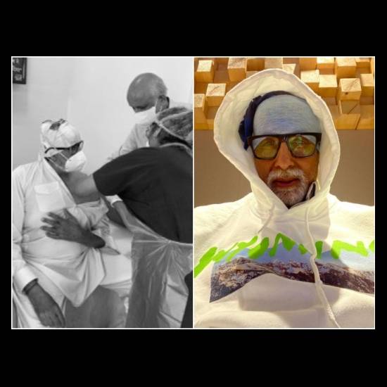 Bollywood Superstar Amitabh Bachan Took his Covid Vaccine