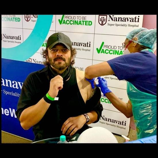 Bollywood Director Rohit Shetty Took his Covid Vaccine 