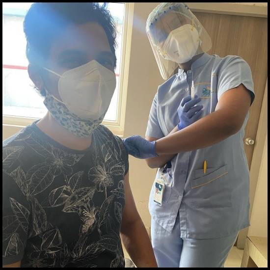 Actor Jiiva Took His Covid Vaccine