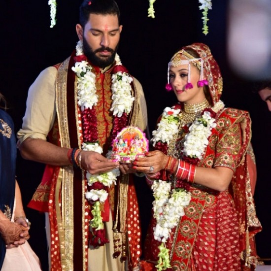 Yuvraj Singh & Hazel