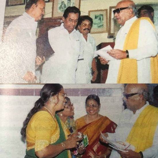 Meeting officials at Arignar Anna Arivalayam