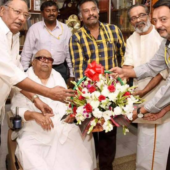 Meeting visitors and guests at Gopalapuram