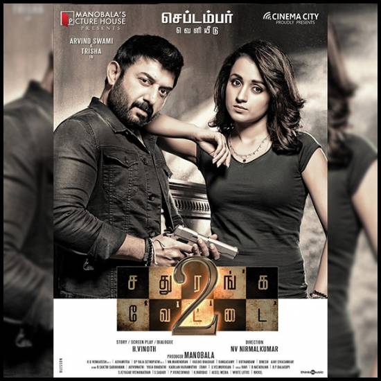 Aravind Swamy & Trisha in Sathuranga Vettai 2