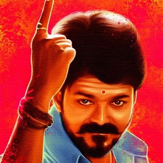 Mersal Teaser link was shared to a huge number in a very short time