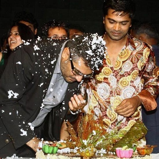Ajith attends Simbu's birthday bash | 2010