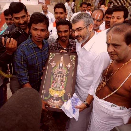 Ajith's frequent Tirupati visit