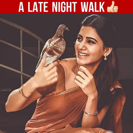 A late night walk with Veena (Thumbs Up)