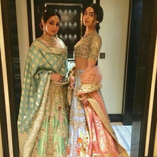 Sridevi with her daughter Khushi Kapoor