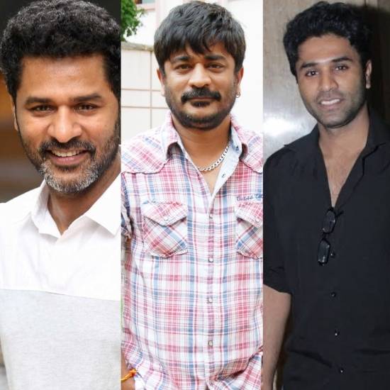 Prabhu Deva, Raju Sundaram and Nagendra Prasad