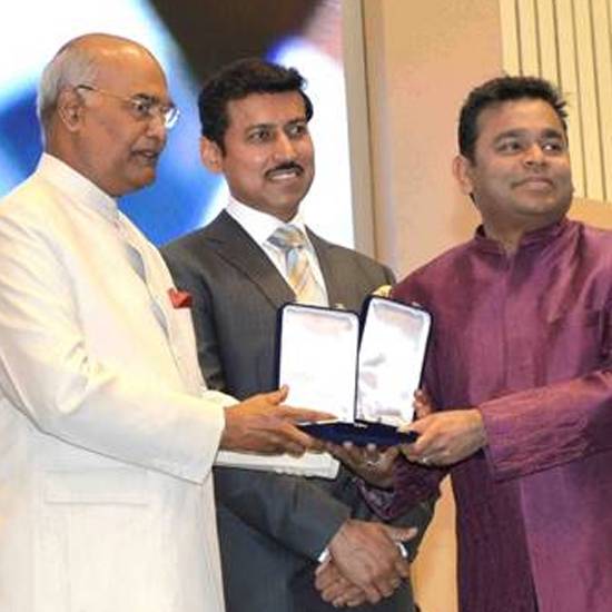 AR Rahman received his 6th National award