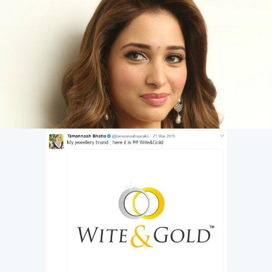 Tamannaah - Wite & Gold