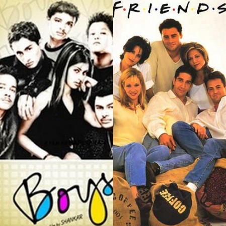 Boys - Rachael, Monica, Phoebe, Joey, Chandler and Ross