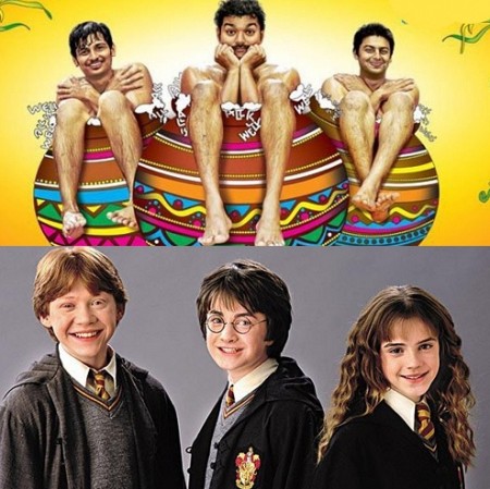 Nanban - Harry Potter, Ron Weasley and Hermione Granger