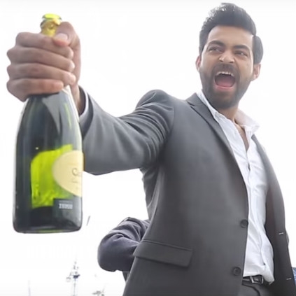 A making promo video of Varun Tej's Tholi Prema