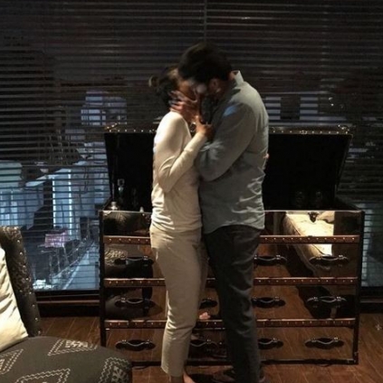 Mahesh Babu passionate thank you kiss with Namrata Shirodkar