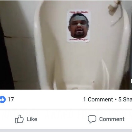 Movie critic Kathi Mahesh's photo gets posted on public toilets as backlash for Agnyaathavaasi review