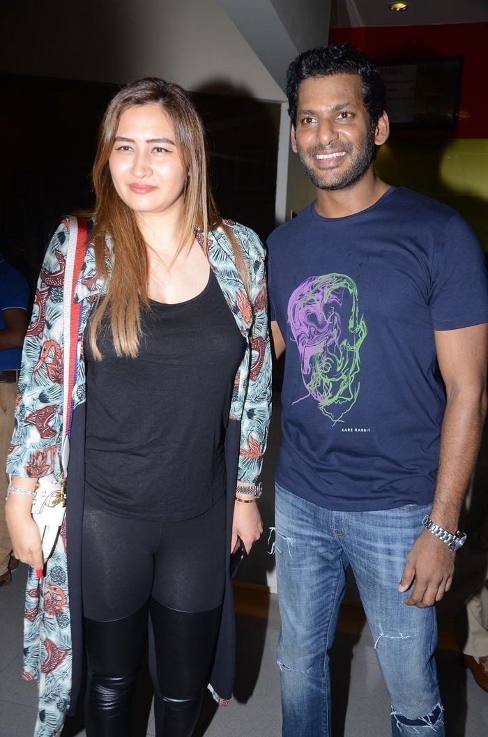 Celebs at Abhimanyudu Premiere Show