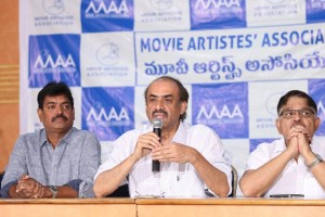Movie Artistes Association Press Meet