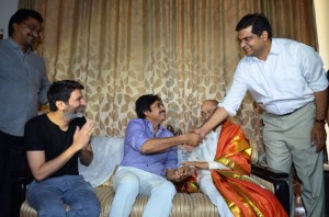 Pawan Kalyan And Trivikram Greets K.Viswanath