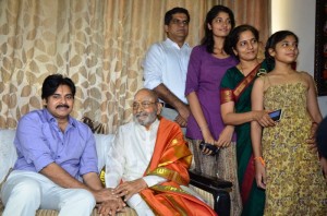 Pawan Kalyan And Trivikram Greets K.Viswanath