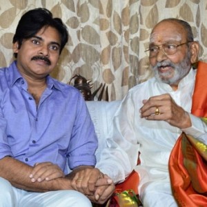 Pawan Kalyan And Trivikram Greets K.Viswanath