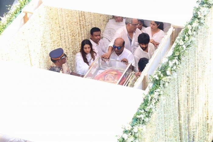Sridevi's Final Journey - Funeral Photos